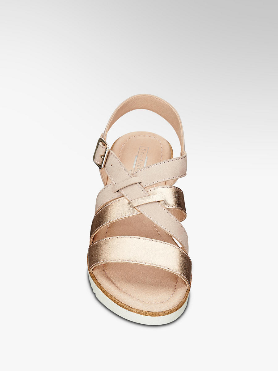 new design d9fc607e549 sandale von 5th avenue in gold new design d9fc607e549 sandale von 5th avenue in gold